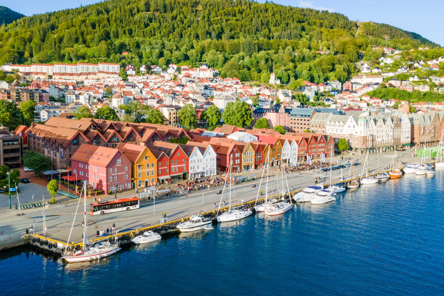 Bryggen in Bergen UNESCO heritage site photo Bob Engelsen